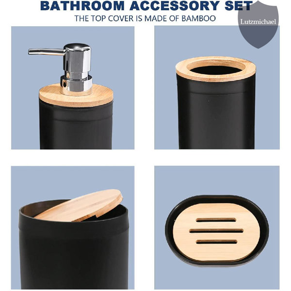 Latitude Run® 6 Piece Bathroom Accessories Set Wayfair